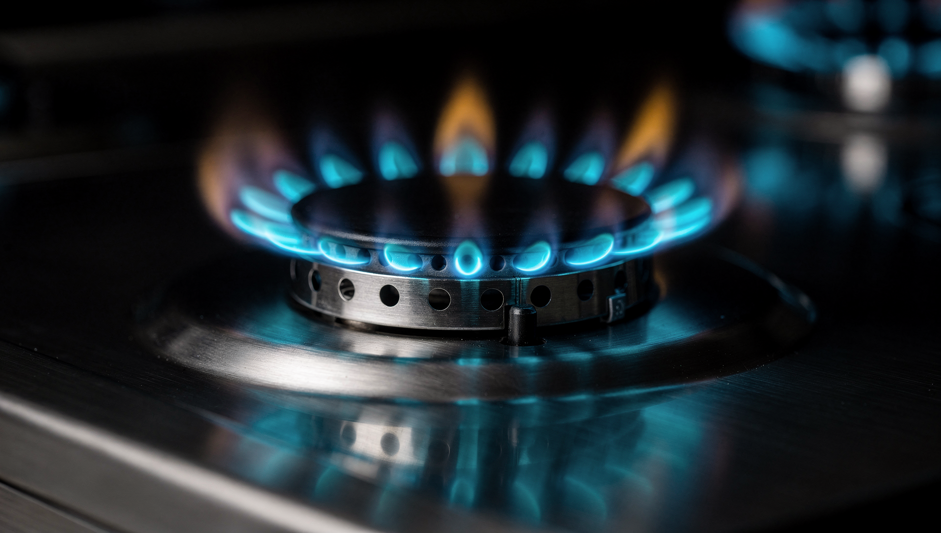 La fiamma del gas